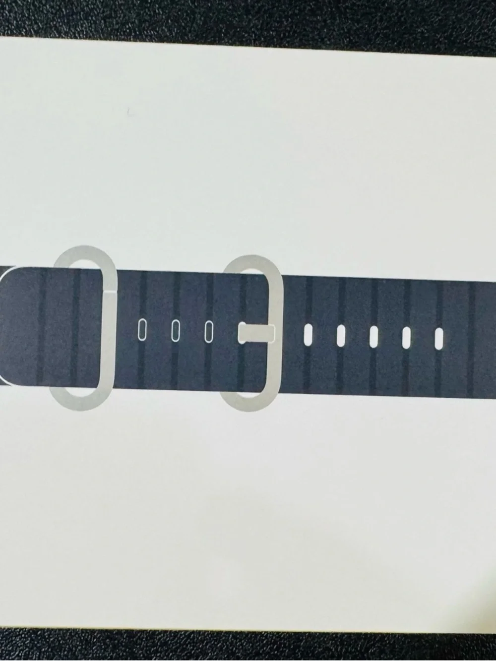 Apple Black Silicone Watch Band with Gold Hardware